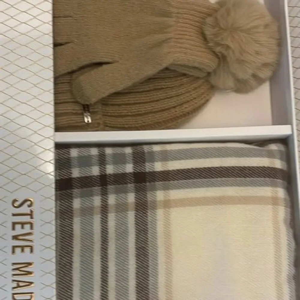 Steve Madden Beanie, Gloves, and Scarf Gift Set